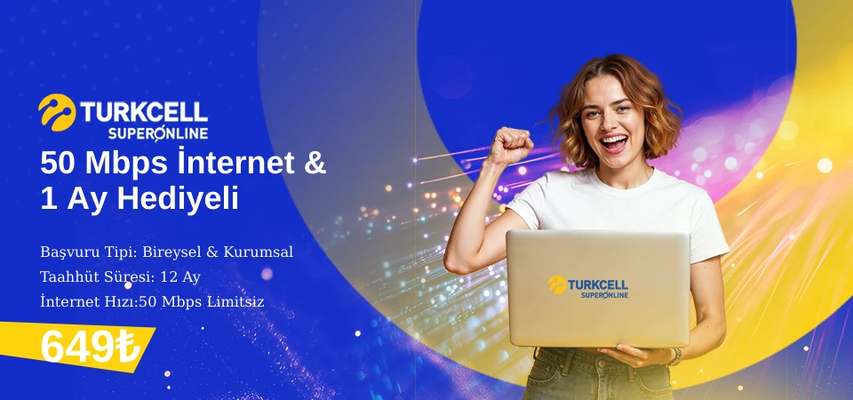 Turkcellilere 1 Ay Ücretsiz Fiberle Hayatı Yakala 50 Mbps