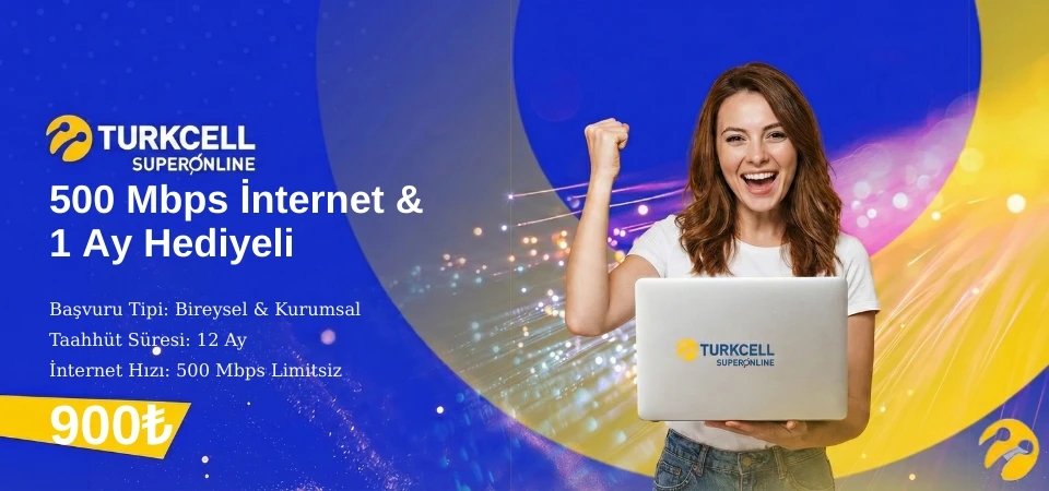 Turkcellilere 1 Ay Ücretsiz Fiberle Hayatı Yakala 500 Mbps
