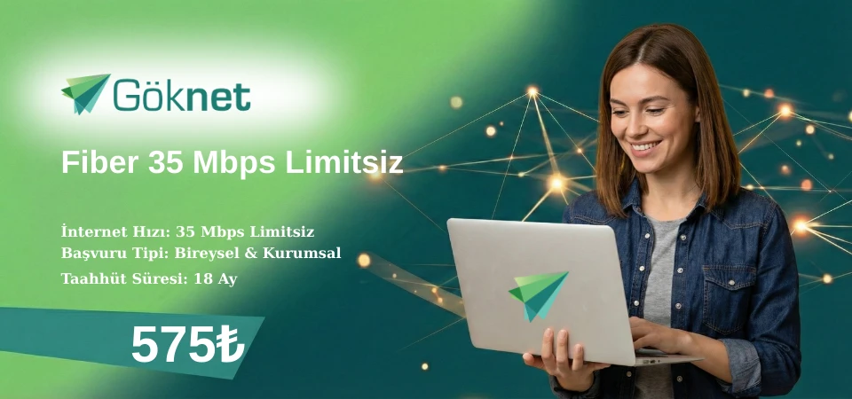 Göknet Fiber 35 Mbps Limitsiz Bölgesel