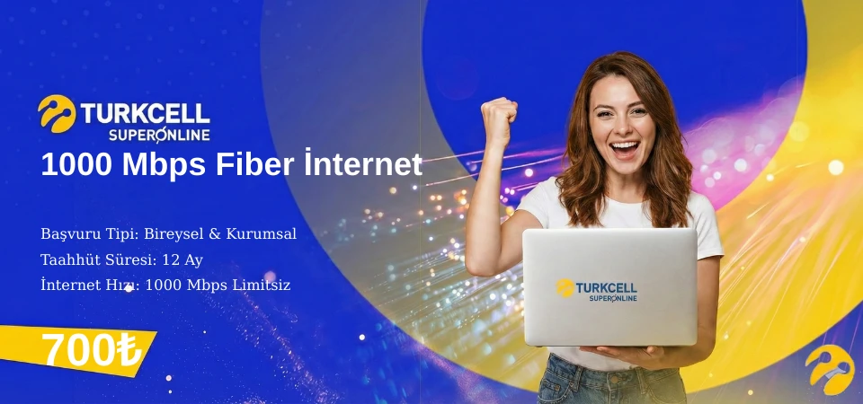 Superonline Fiber İle Hızlı Yaşa 1000 Mbps