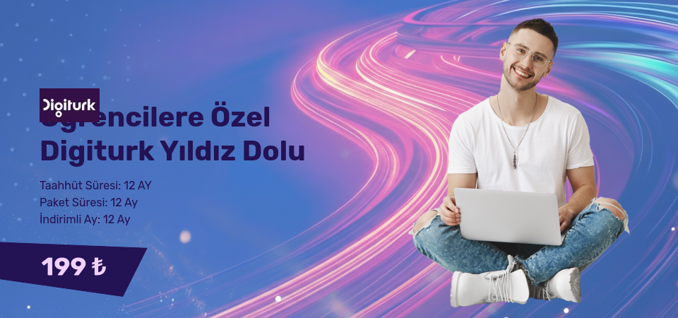 Öğrencilere Özel Digiturk Yıldız Dolu Paket
