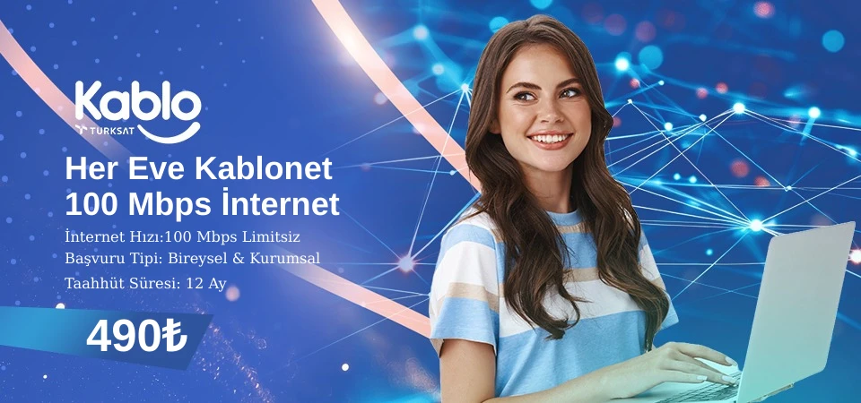 Her Eve Kablonet 100 Mbps İnternet