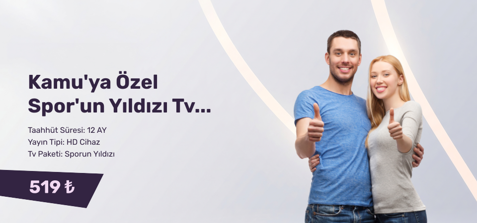 Kamu'ya Özel Spor'un Yıldızı Tv Paketi