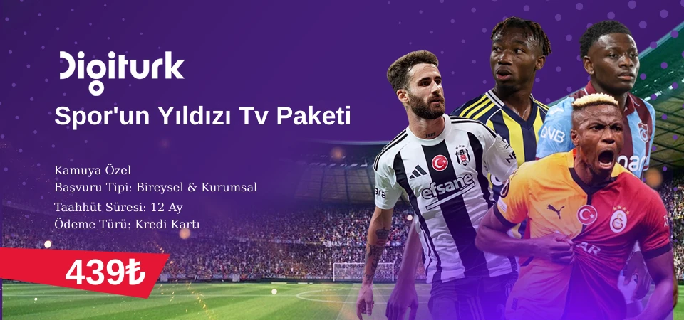 Kamu'ya Özel Spor'un Yıldızı Tv Paketi