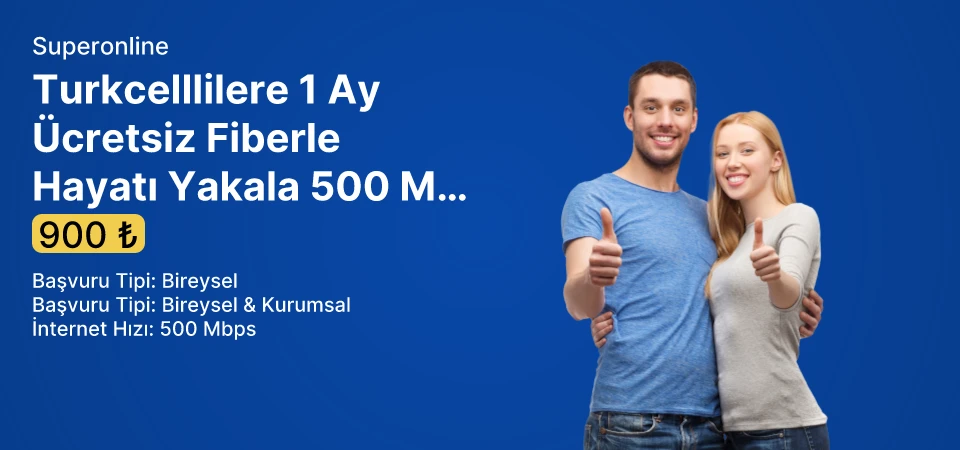 Turkcellilere 1 Ay Ücretsiz Fiberle Hayatı Yakala 500 Mbps