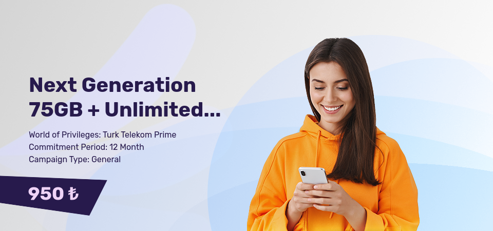 Next Generation 75GB + Unlimited Social Media + Unlimited Min.