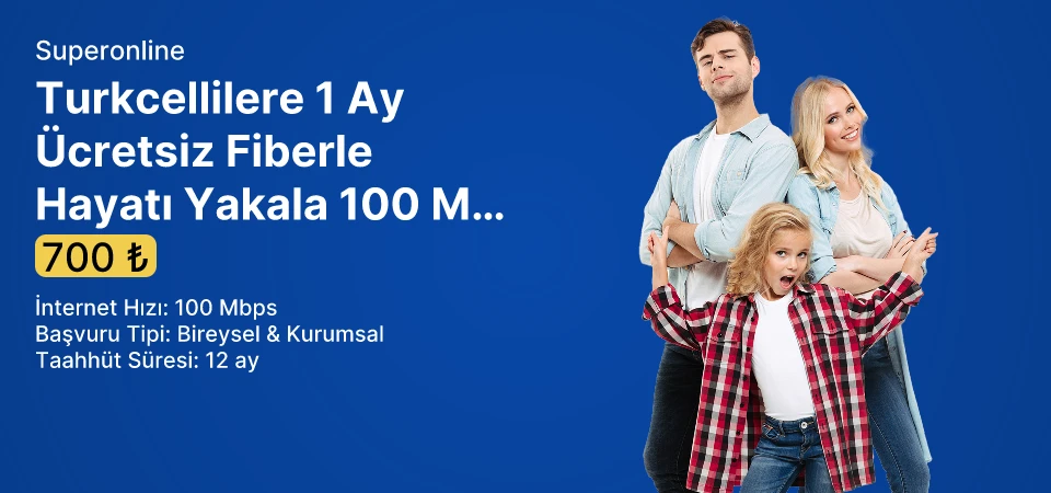 Turkcellilere 1 Ay Ücretsiz Fiberle Hayatı Yakala 100 Mbps