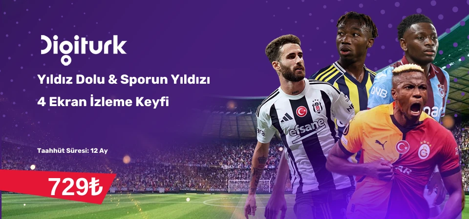 Digitürk Yıldız Dolu SporTv Paketi 