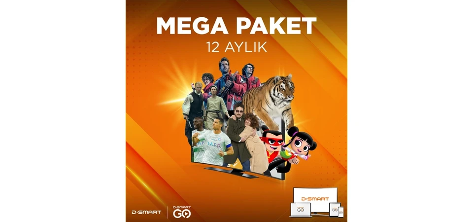 D-Smart GO Mega 12 Aylık Dijital Abonelik Kodu