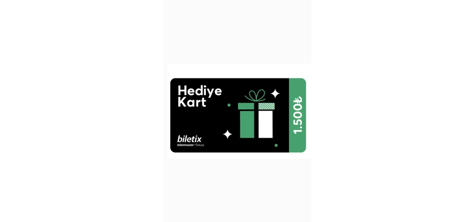 Biletix 1500 TL Hediye Kartı - Abonesepeti